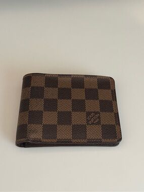 Louis Vuitton Damier Ebene Canvas Bifold Wallet